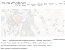Tablet Screenshot of darrenwoodheadartist.co.uk
